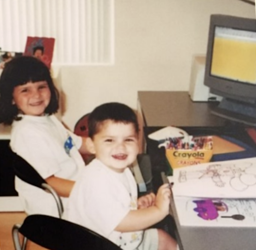 Rachel as a child